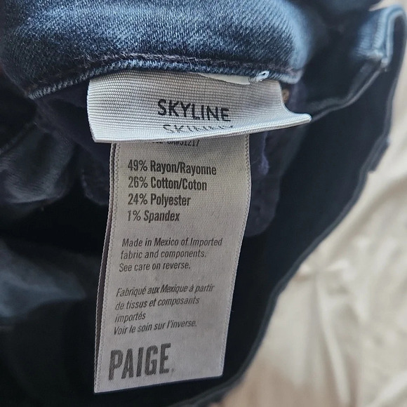 PAIGE skyline skinny jeans size 25 - Picture 9 of 10